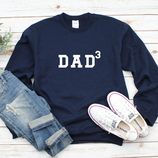 Dad of Two Sweatshirt, Dad of Three Shirt, Dad Squared Crewneck, Dad Cubed, Dad of 2, of 3, Outnumbered, Dad Gift from Wife, Dad Hospital