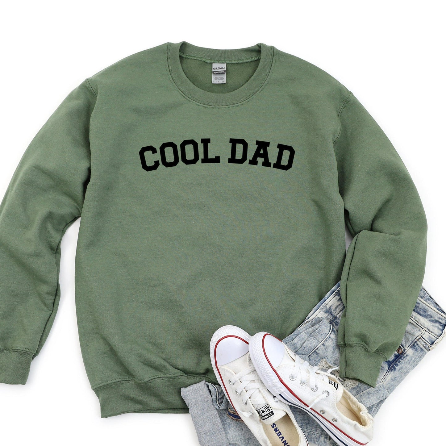 Cool Dad Crewneck Sweatshirt, Dad Shirt, Fathers Day Gift from Wife and Kids, Best Dad TShirt, New Dad Shirt