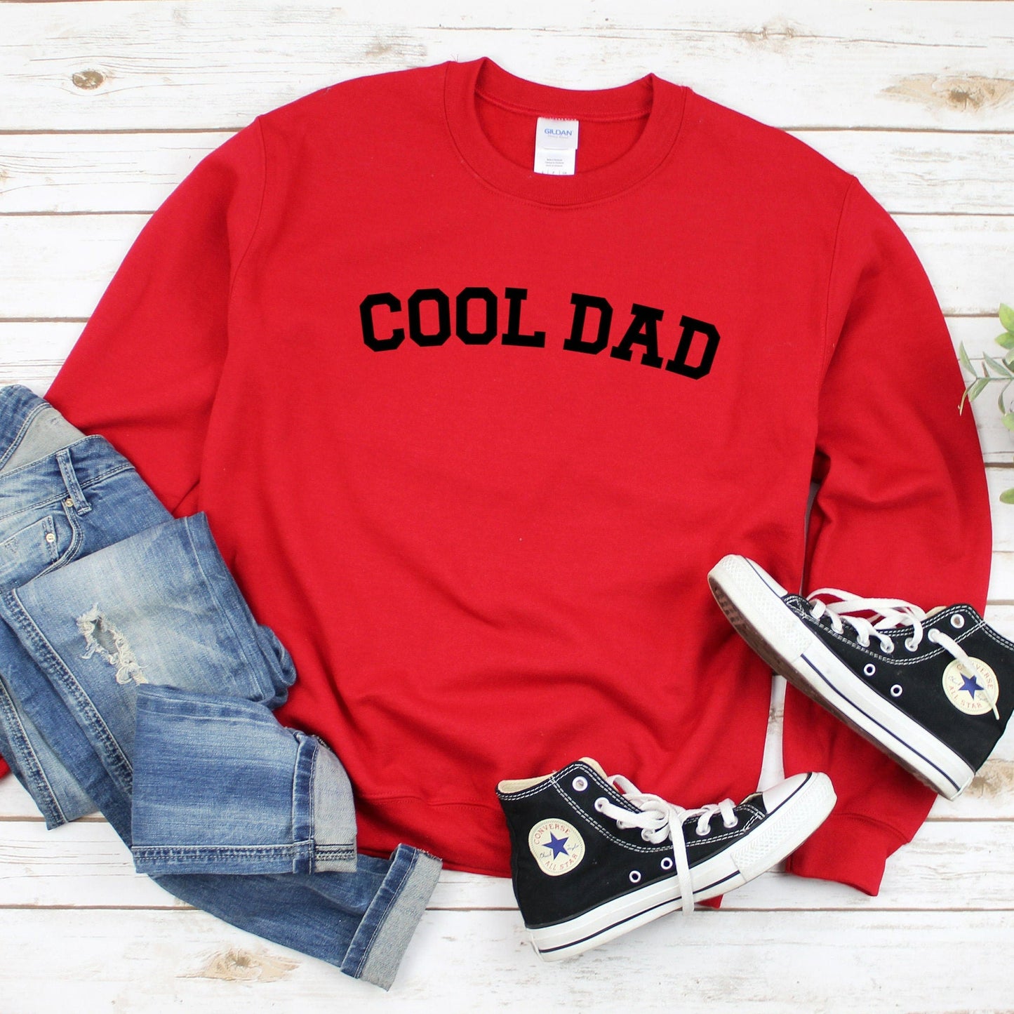 Cool Dad Crewneck Sweatshirt, Dad Shirt, Fathers Day Gift from Wife and Kids, Best Dad TShirt, New Dad Shirt