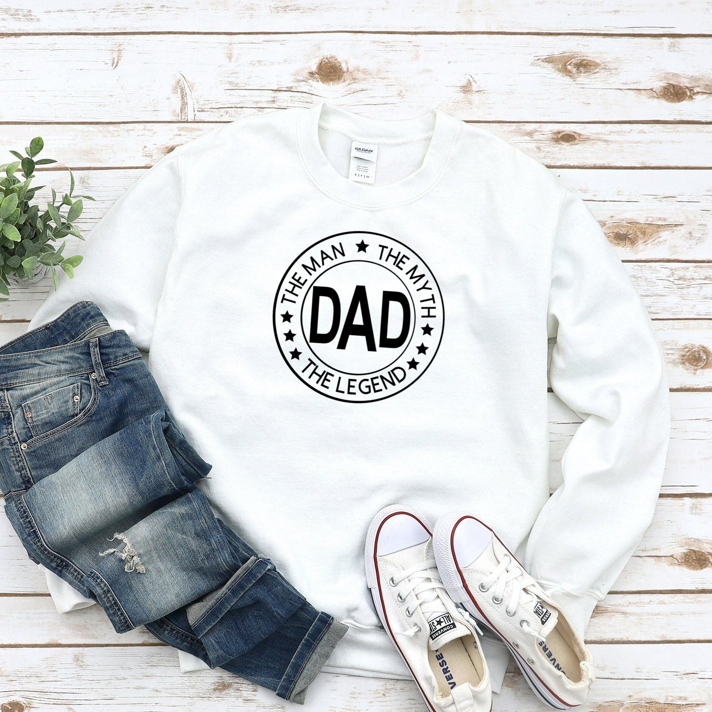 Dad The Man The Myth The Legend Sweatshirt, Fathers Day Gift, Gift for Husband, Best Dad Birthday Gift