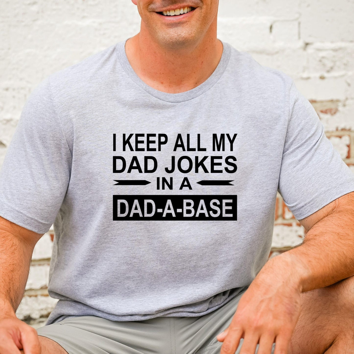 Dad Joke Shirt for Dad for Father's Day, Dad-A-Base T Shirt, Dad Jokes, Funny Dad Tshirt for Fathers Day