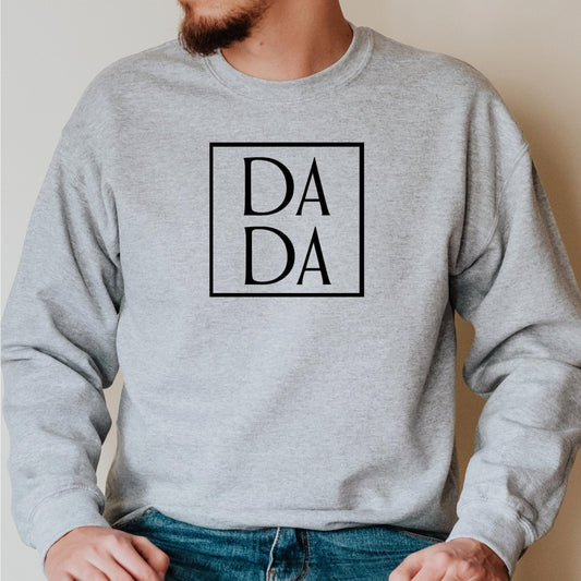 DADA Crewneck Sweatshirt, Dad Shirts, Fathers Day Gift, Gift for New Dad, Dad Hospital Shirt