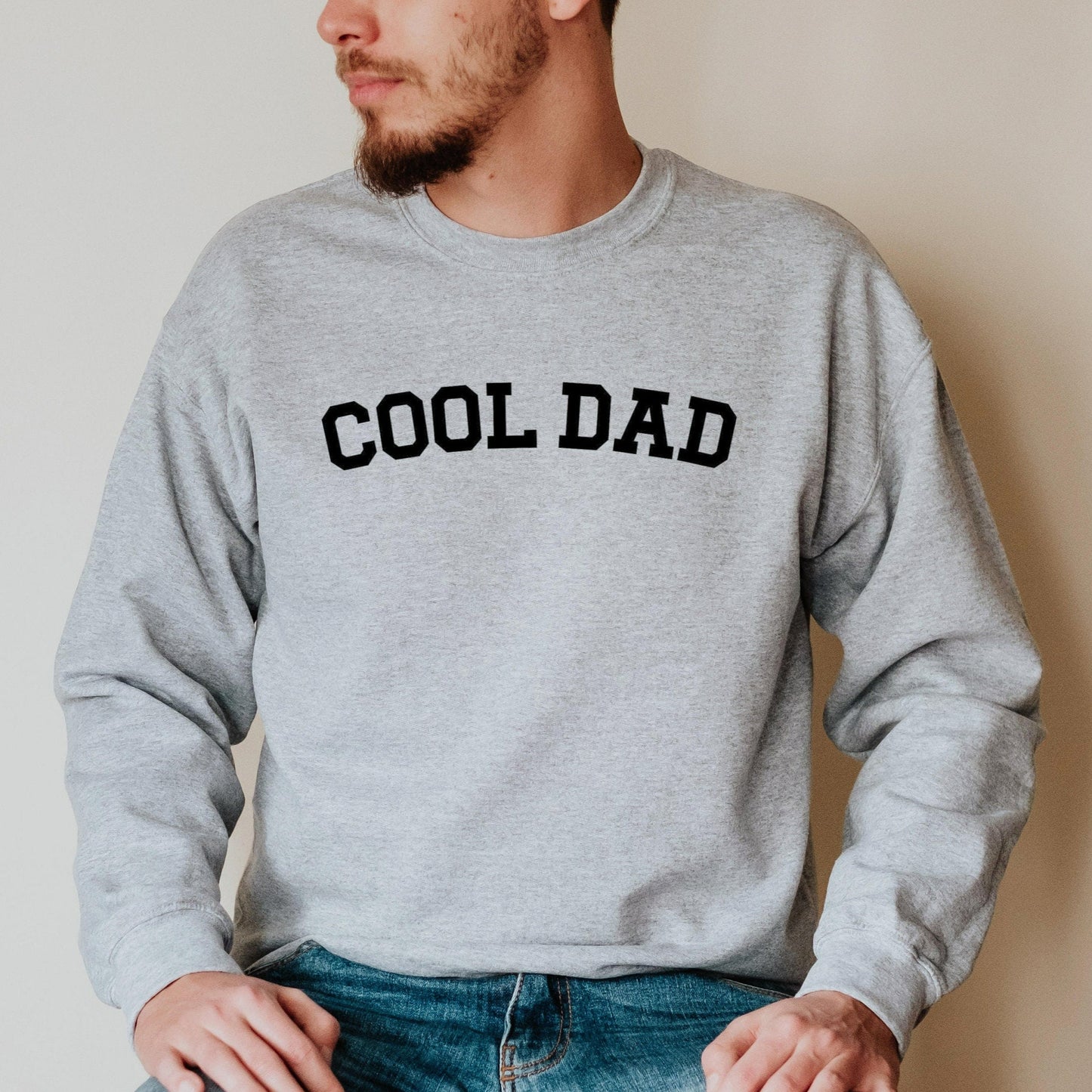 Cool Dad Crewneck Sweatshirt, Dad Shirt, Fathers Day Gift from Wife and Kids, Best Dad TShirt, New Dad Shirt