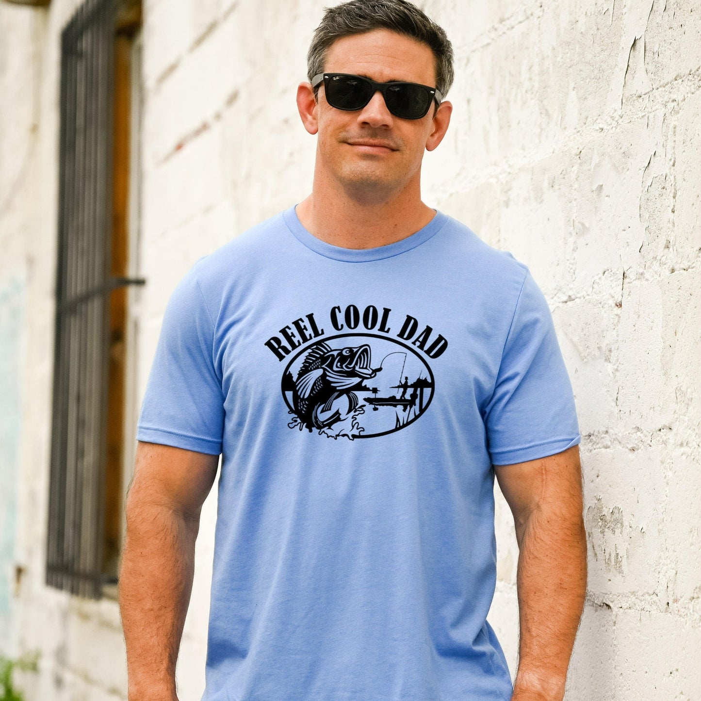 Reel Cool Dad Shirt, Dad Fishing TShirt, Dad Fishing Birthday Gifts, Dad Fish Tshirts, Dad Fisherman