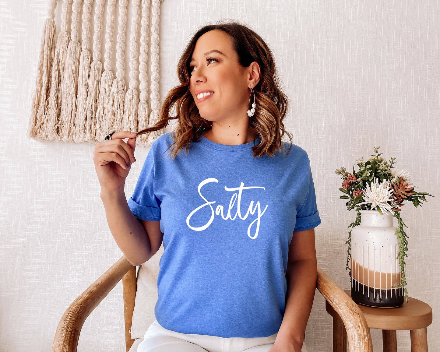 Salty Beach Shirt, Salty Shirt, Don't Be Salty, Summer Vacation Shirt, Beach Graphic Tee, Beach T-Shirt, Beach Vacation