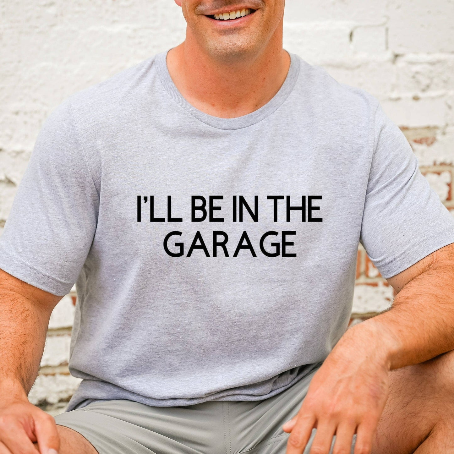 Funny Shirt Men, I'll be In The Garage Shirt, Fathers Day Gift, Dad T Shirt, Mechanic Funny Tee