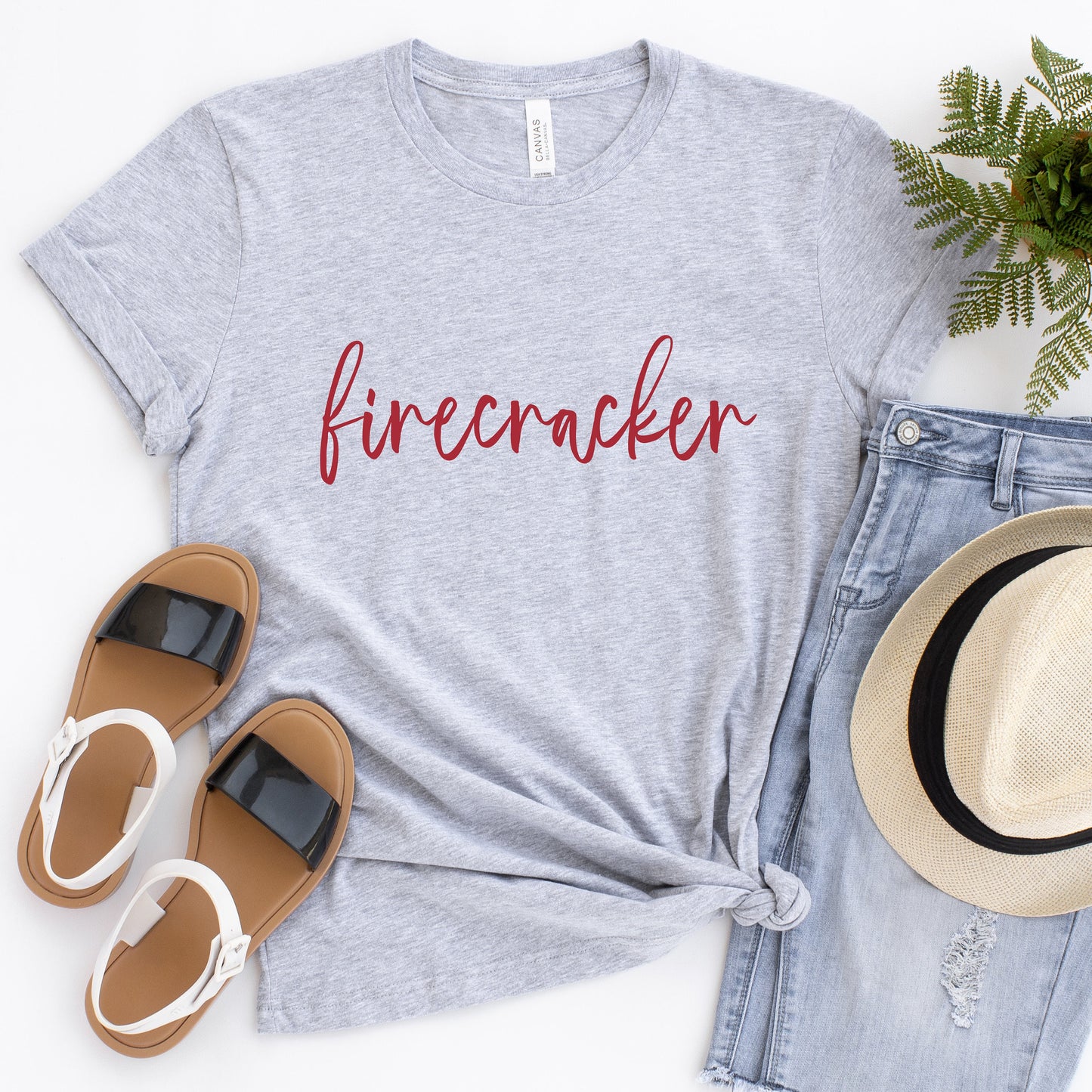 Firecracker 4th of July Shirt Women, Fourth of July TShirt Woman, Patriotic Tee, 4th of July Outfit, Fireworks Tee