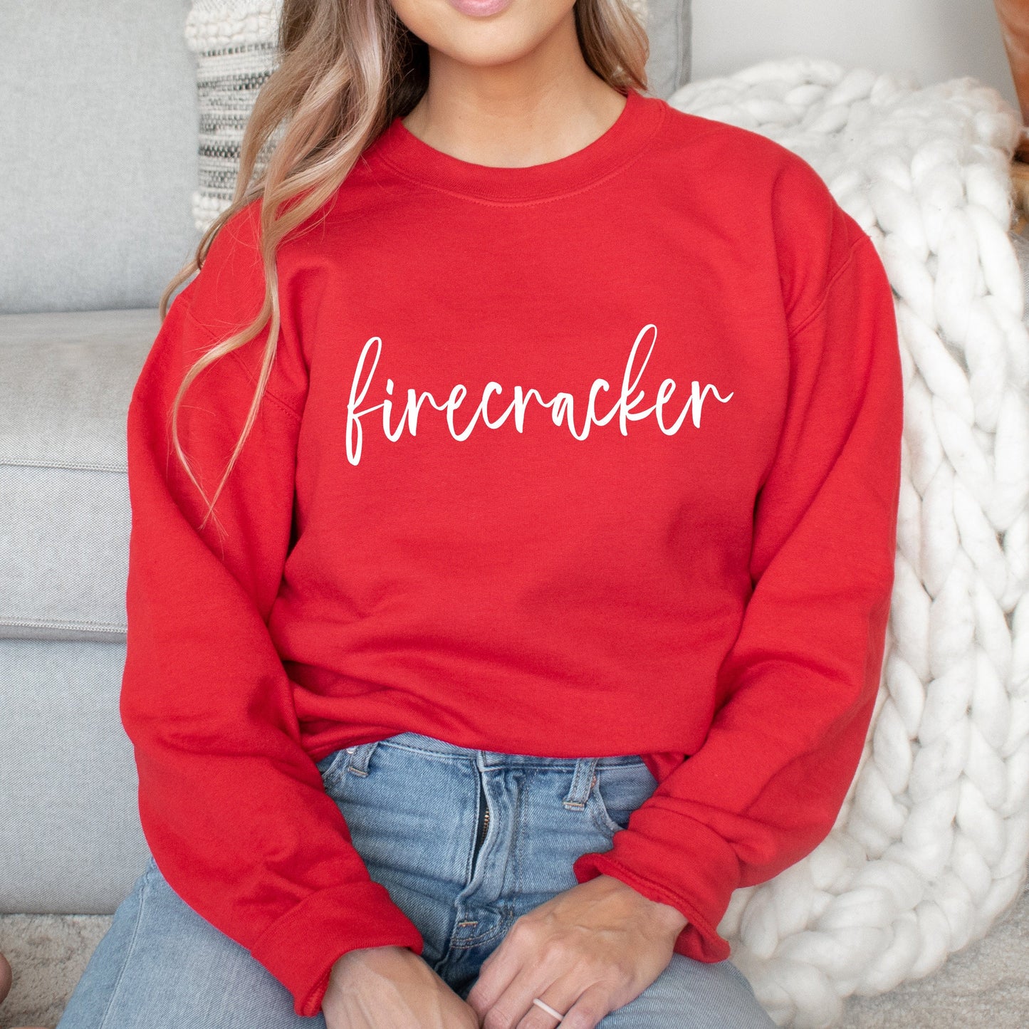 Firecracker 4th of July Sweatshirt Women, Fourth of July Crewneck Woman, Patriotic Tee, 4th of July Fireworks Outfit