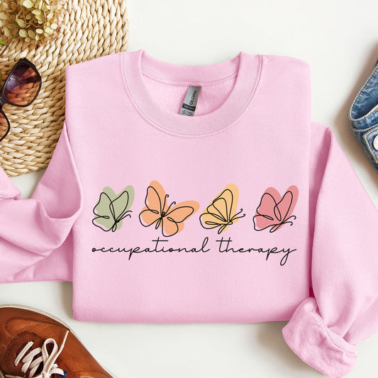 Cute Occupational Therapy Sweatshirt, OT Crewneck, Special Education Shirt, Neurodiversity Therapist Gift, Autism Awareness