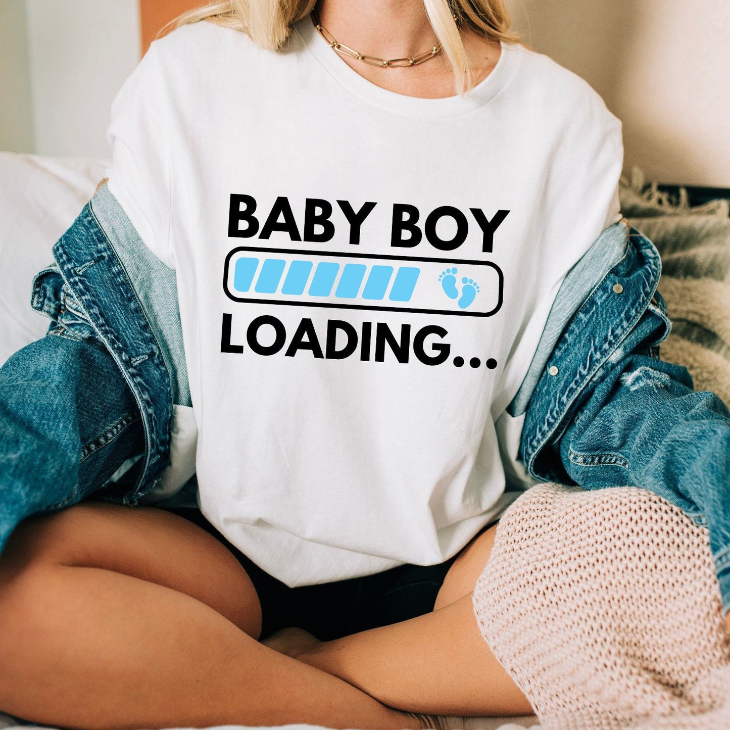 Gender Reveal Shirt, Baby Reveal TShirt, Baby Boy Loading, Baby Girl Loading, Baby Announcement