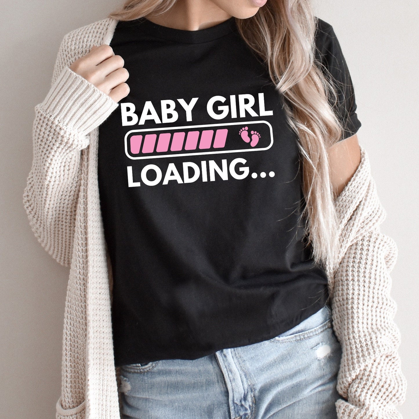 Gender Reveal Shirt, Baby Reveal TShirt, Baby Boy Loading, Baby Girl Loading, Baby Announcement