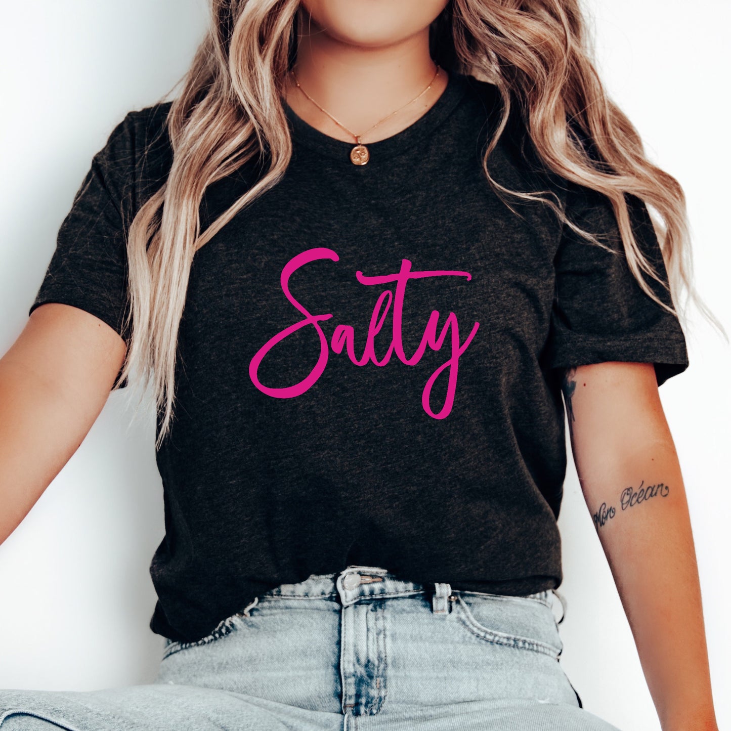 Salty Beach Shirt, Salty Shirt, Don't Be Salty, Summer Vacation Shirt, Beach Graphic Tee, Beach T-Shirt, Beach Vacation