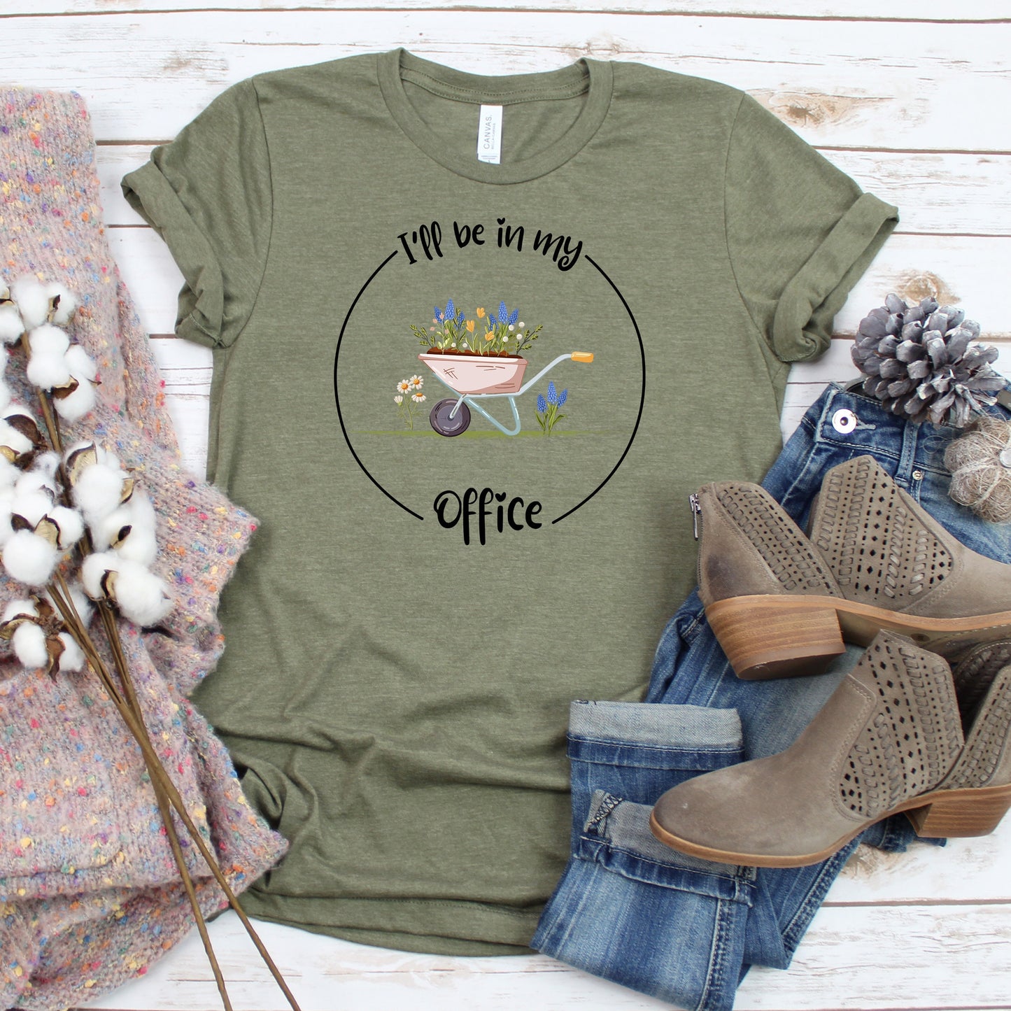I'll Be In My Office Shirt, Garden TShirt, Gardening Gift, Garden Love, Garden Lover Gift, Gardener Gift Idea
