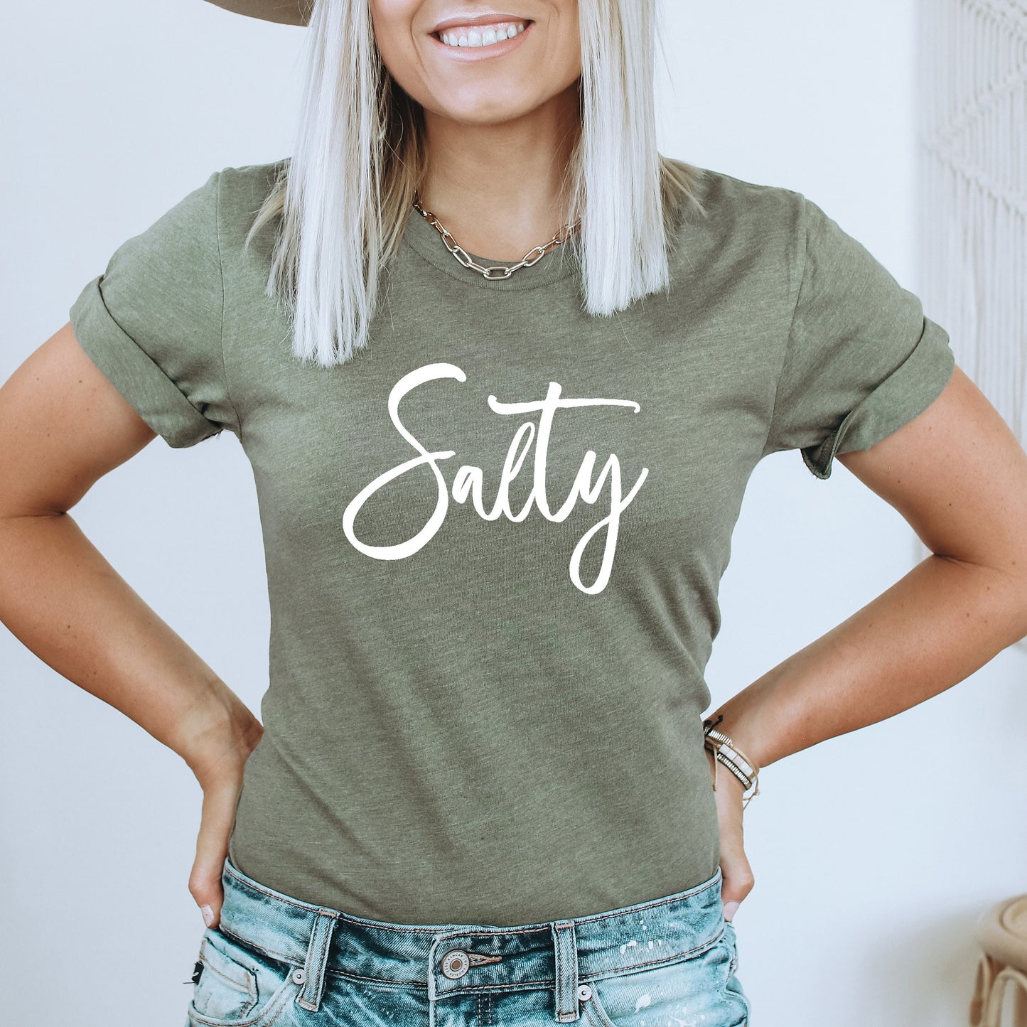 Salty Beach Shirt, Salty Shirt, Don't Be Salty, Summer Vacation Shirt, Beach Graphic Tee, Beach T-Shirt, Beach Vacation