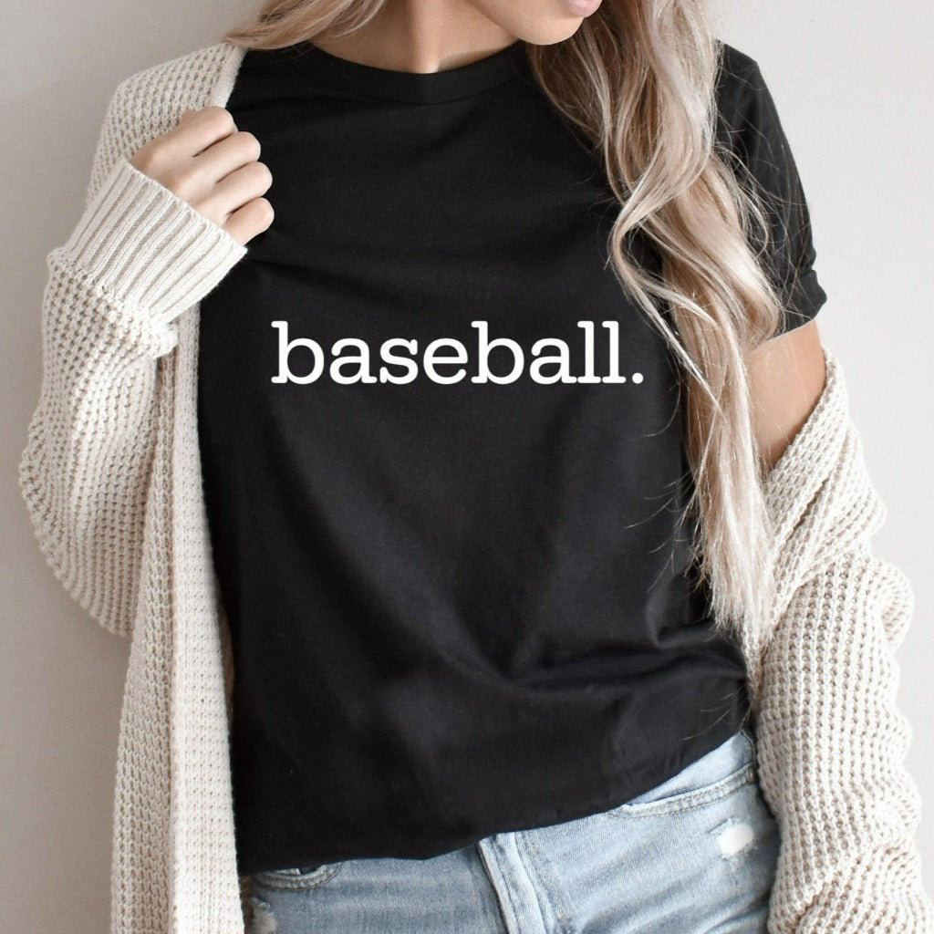 baseball shirt, baseball mom tshirt, baseball dad graphic tee, minimalist design baseball fan t-shirt, baseball team shirts