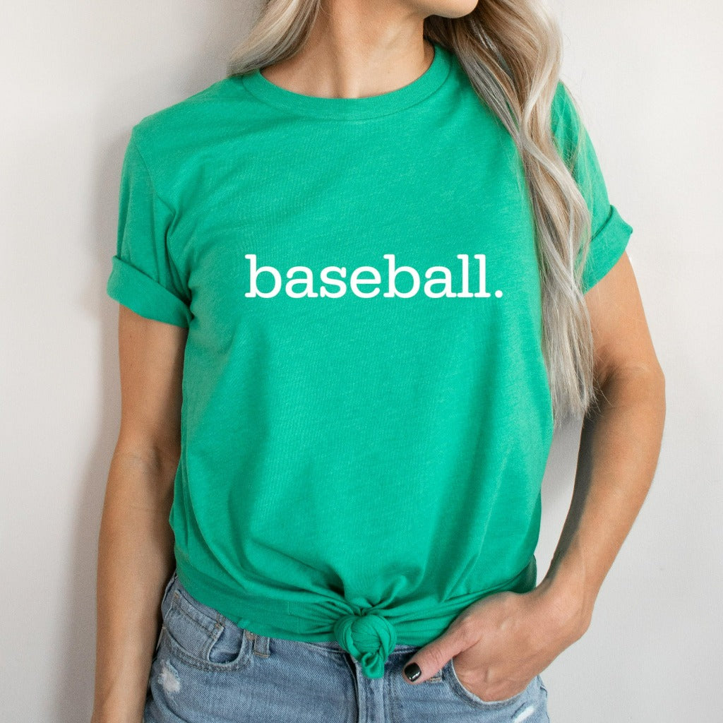 baseball shirt, baseball mom tshirt, baseball dad graphic tee, minimalist design baseball fan t-shirt, baseball team shirts