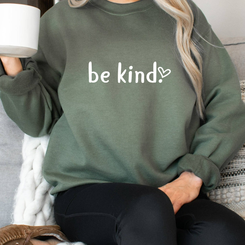 Be Kind Sweatshirt, Kindness Crewneck, Kindness Quote Shirt, Positive Quote Crewneck, Teacher Kindness Graphic Tee, Cute Gift for Her