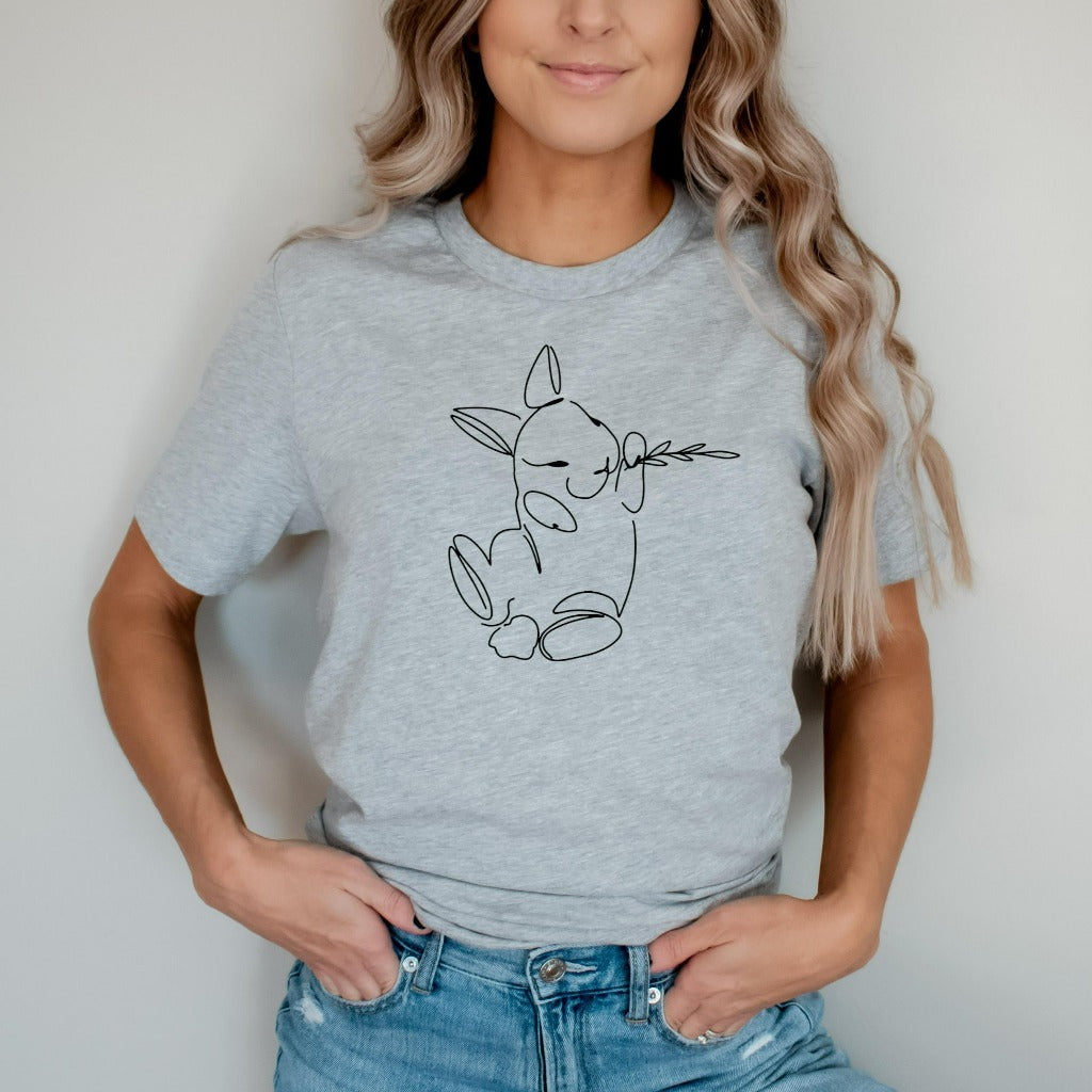 easter shirts for her, bunny ears t-shirt, bunny tshirt, easter bunny graphic tee, spring shirt