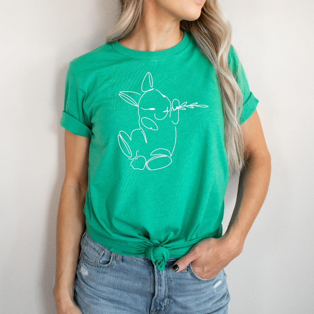 easter shirts for her, bunny ears t-shirt, bunny tshirt, easter bunny graphic tee, spring shirt