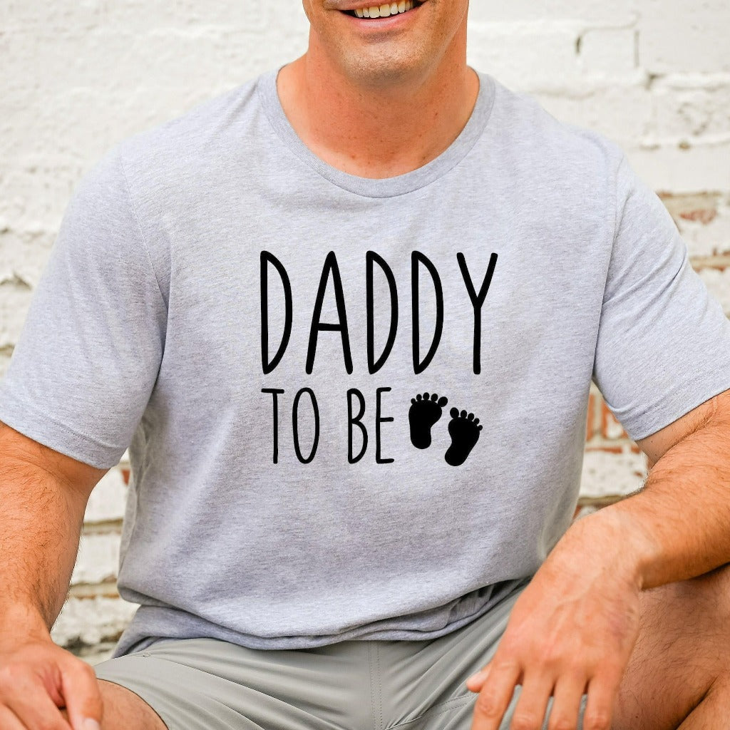 daddy to be shirt, baby announcement gift for husband from wife, new dad gift, baby shower shirt for dad