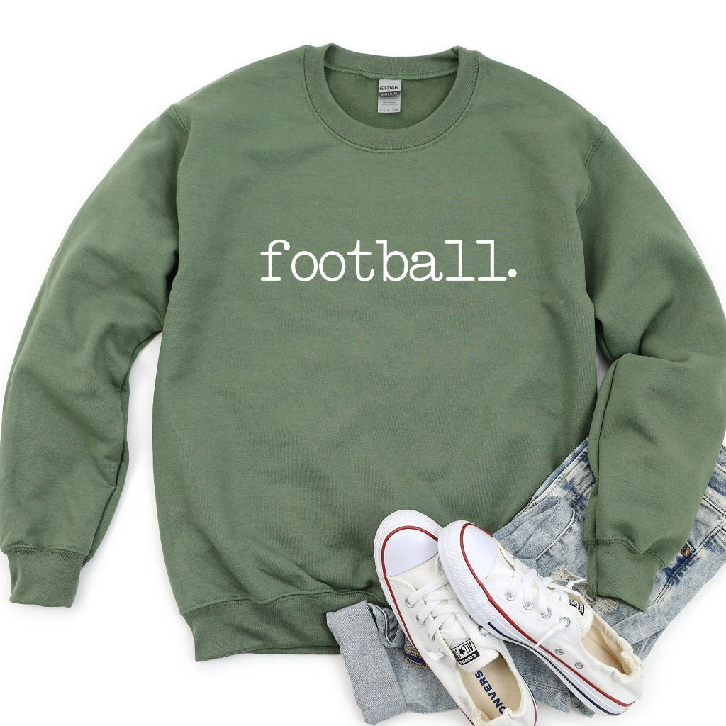 football sweatshirt, football mom shirt, football crewneck, gift for football mom