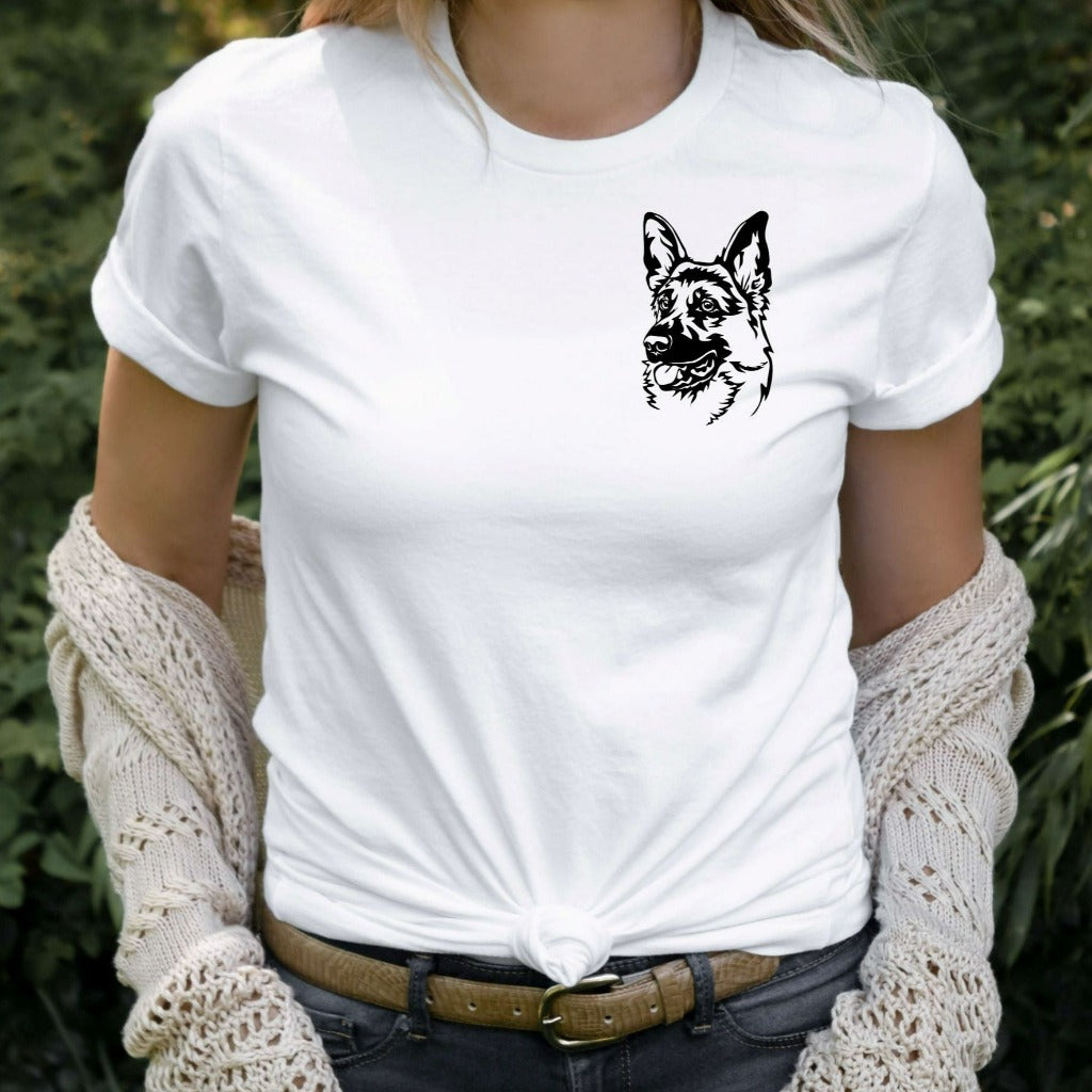 german shepherd mama shirt, shepherd mom t-shirt, dog mama tshirt, gift for dog mama, dog lover gift for her