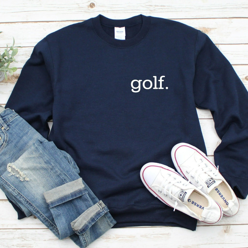 golf crewneck sweatshirt, gift for golfer, golf team shirts, fathers day gift, father's day shirt for dad, golf gifts
