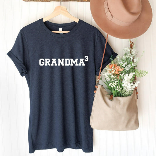 grandma shirt, new grandma gift, birth announcement graphic tee, grandma of 2, grandma of 3, grandma of 4, grandma of 5