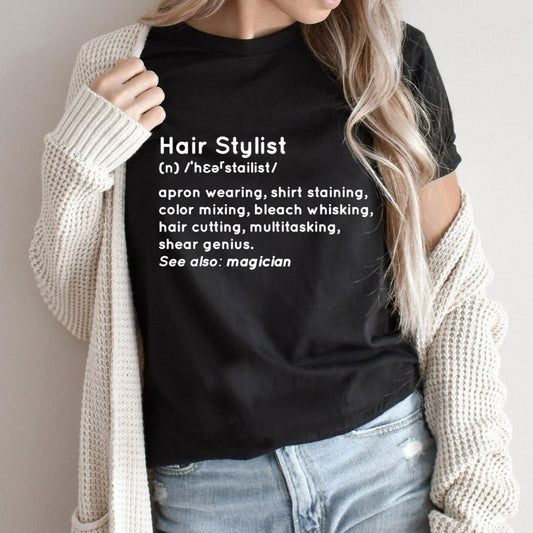 Hairstylist Definition Shirt, Hair Dresser Shirt, Hairstylist Gift, Hair Dresser Gift, Gift for Hairstylist, Hairstylist Heartbeat Shirt