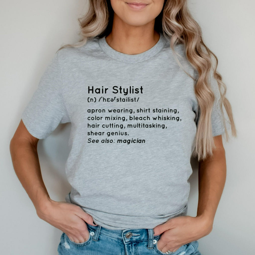 Hairstylist Definition Shirt, Hair Dresser Shirt, Hairstylist Gift, Hair Dresser Gift, Gift for Hairstylist, Hairstylist Heartbeat Shirt