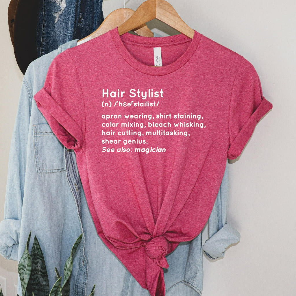 Hairstylist Definition Shirt, Hair Dresser Shirt, Hairstylist Gift, Hair Dresser Gift, Gift for Hairstylist, Hairstylist Heartbeat Shirt