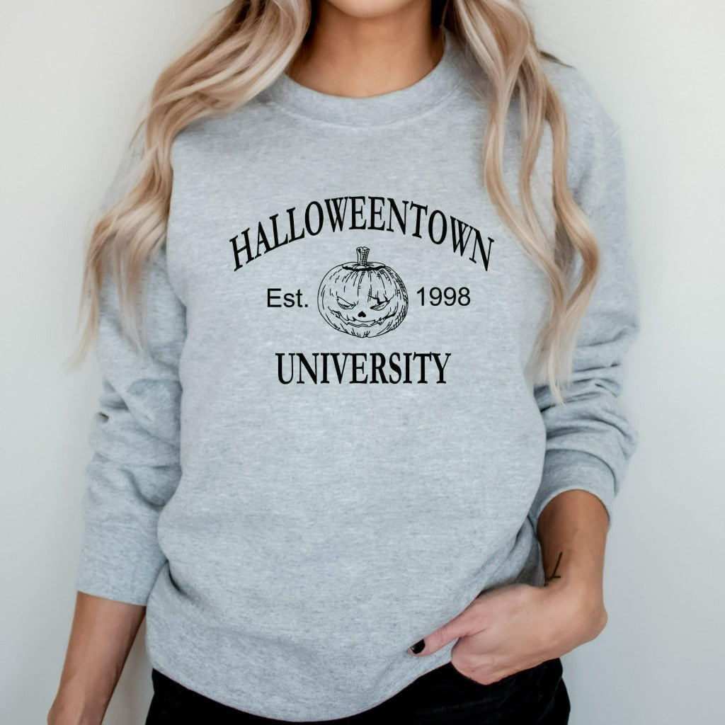 halloweentown university crewneck sweatshirt, halloween party costume gift for her