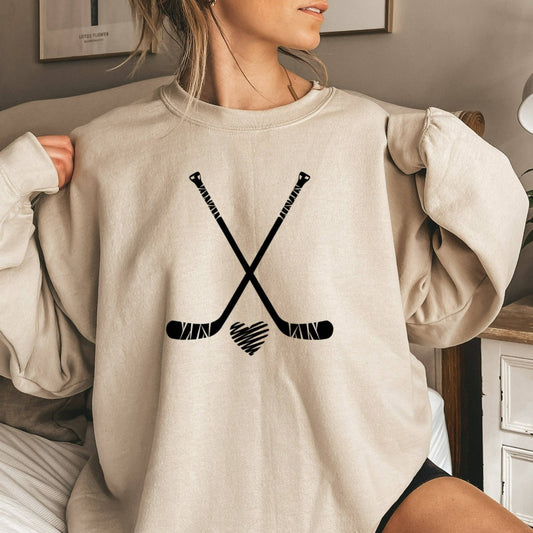 hockey crewneck sweatshirt, hockey mom tshirt, hockey graphic tee, hockey season, hockey dad, hockey fan, gift for hockey mom