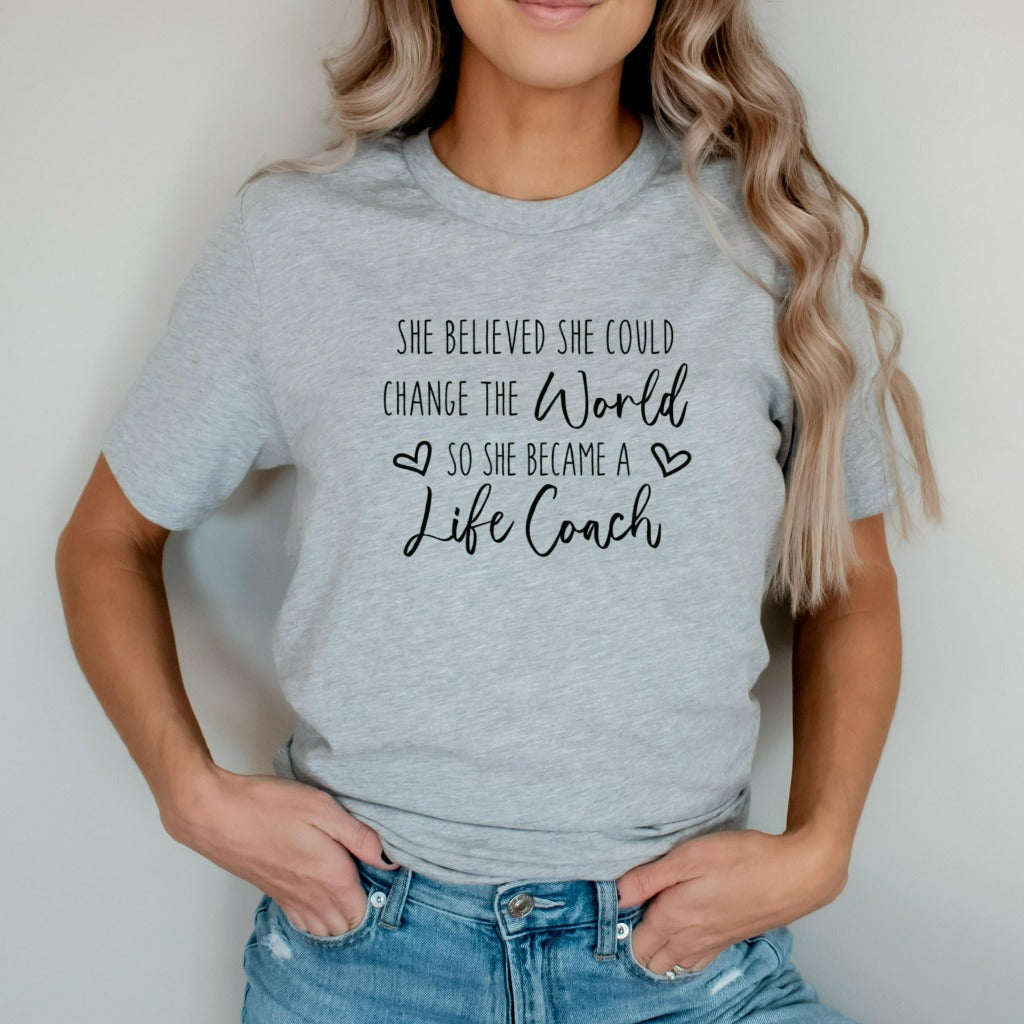 Life Coach Shirt, Change the World, Health Coach Shirt, I'm a Health Coach, Health Coach T-Shirt, Health Coach Shirt, Mental Health Coach