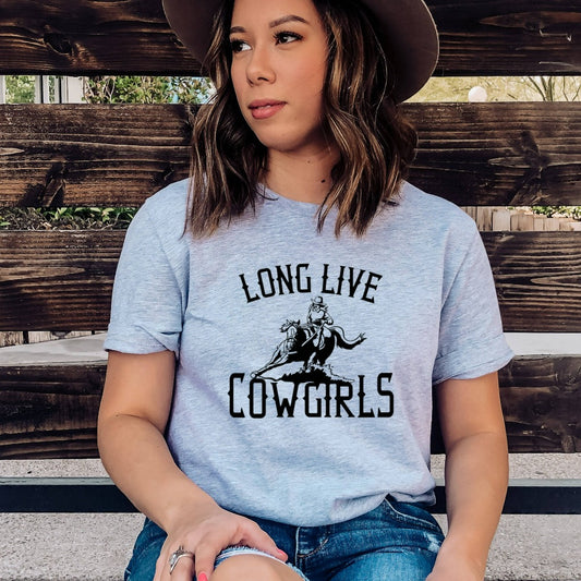 long live cowgirls shirt, western style tshirt, horse graphic tee, festival outfit, country girl gift