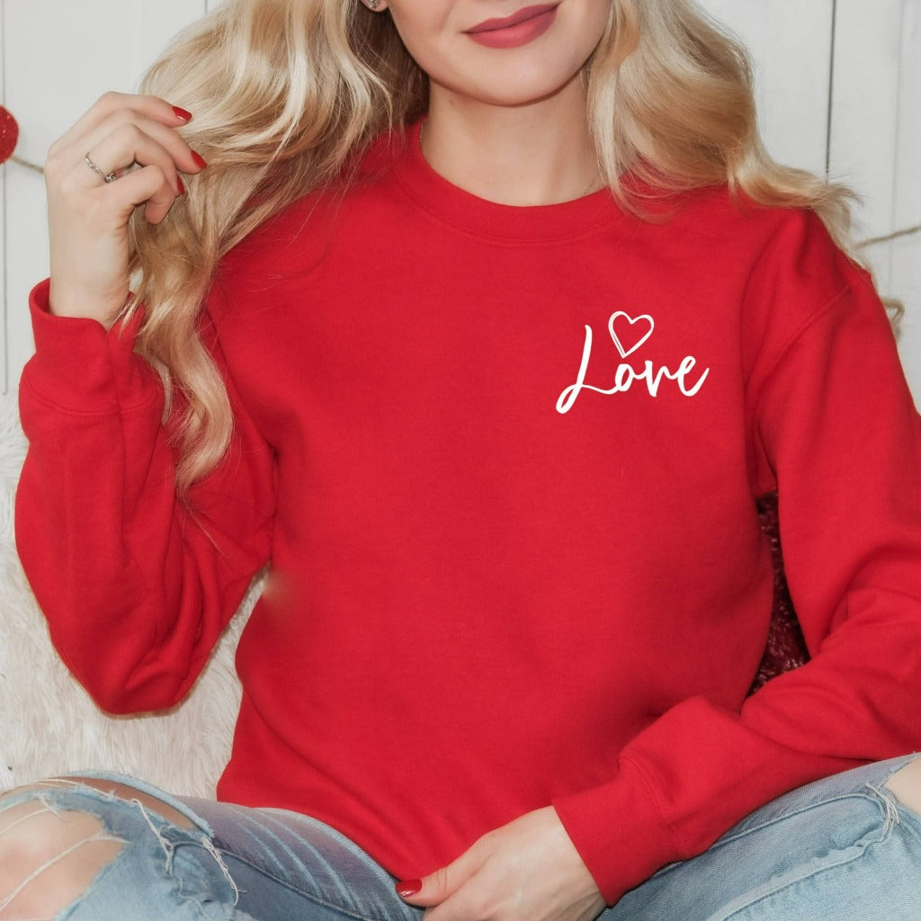 Love Sweatshirt, Xoxo Crewneck, Valentines Day Shirt For Women, Cute  Valentines Day Gift for Her