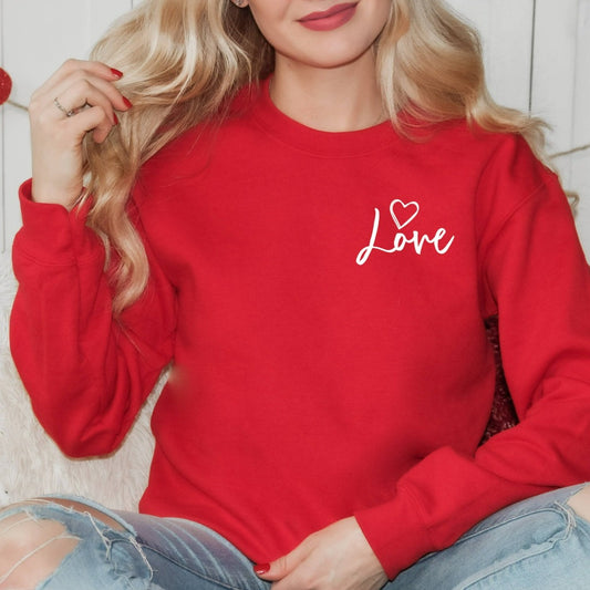 Love Sweatshirt, Love Shirt For Women, Xoxo Crewneck, Valentines Day Shirt For Women, Cute Valentines Day Shirt, Gift for Her, Party, Couple