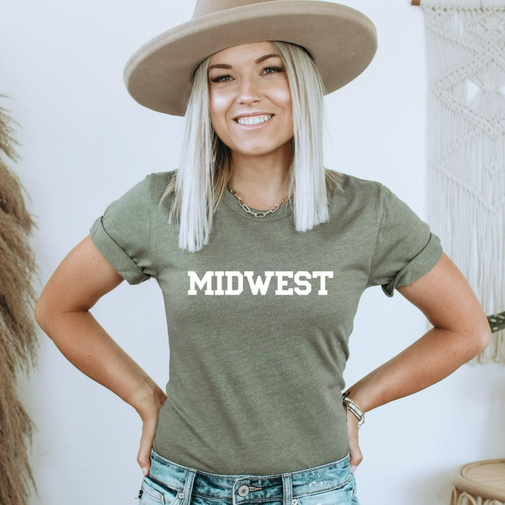 Midwest shirt, retro midwest graphic tee, preppy midwest price tshirt