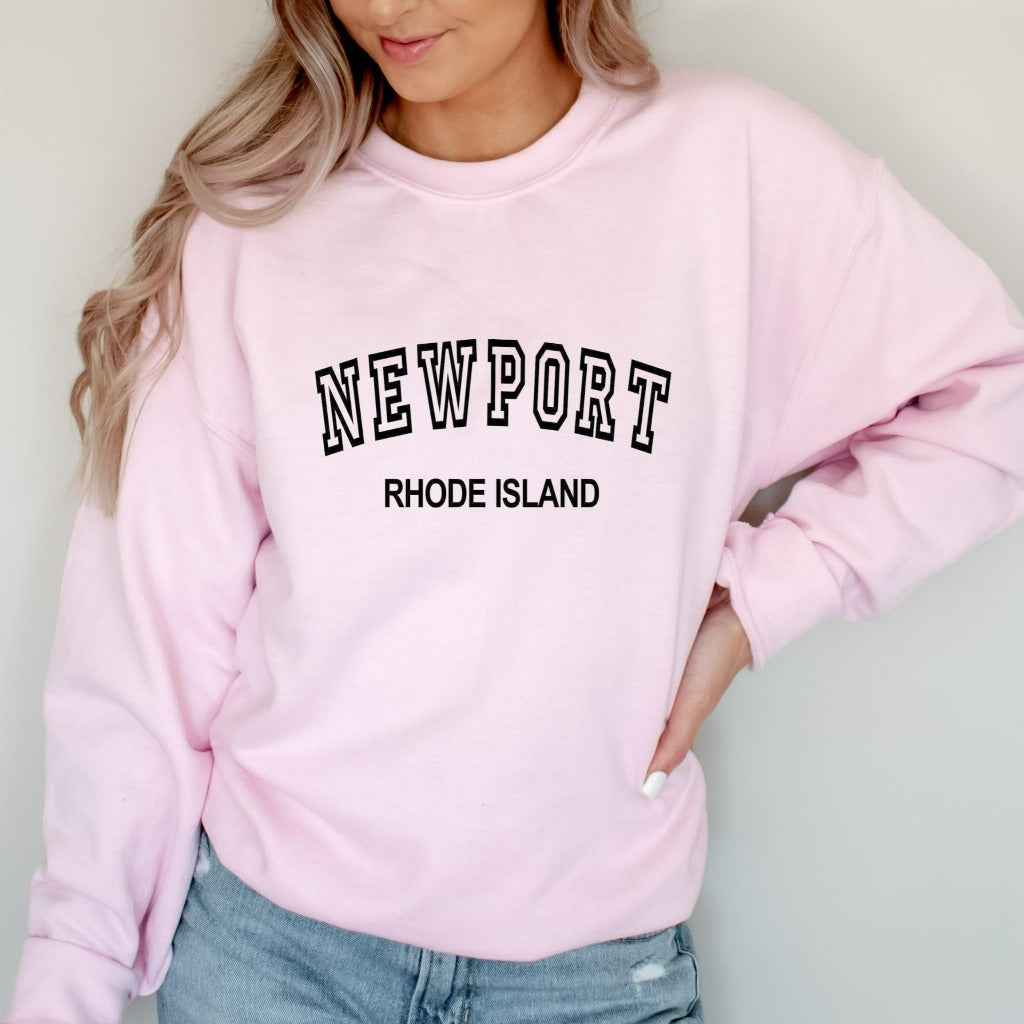 newport rhode island crewneck sweatshirt, ri unisex sweatshirt, newport gift