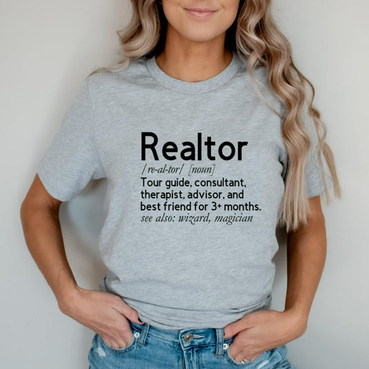 Realtor Definition Shirt, Realtor Shirt, Realtor Gift, Real Estate Shirt, Real Estate Gift, Real Estate Agent Shirt, Real Estate Agent Gift