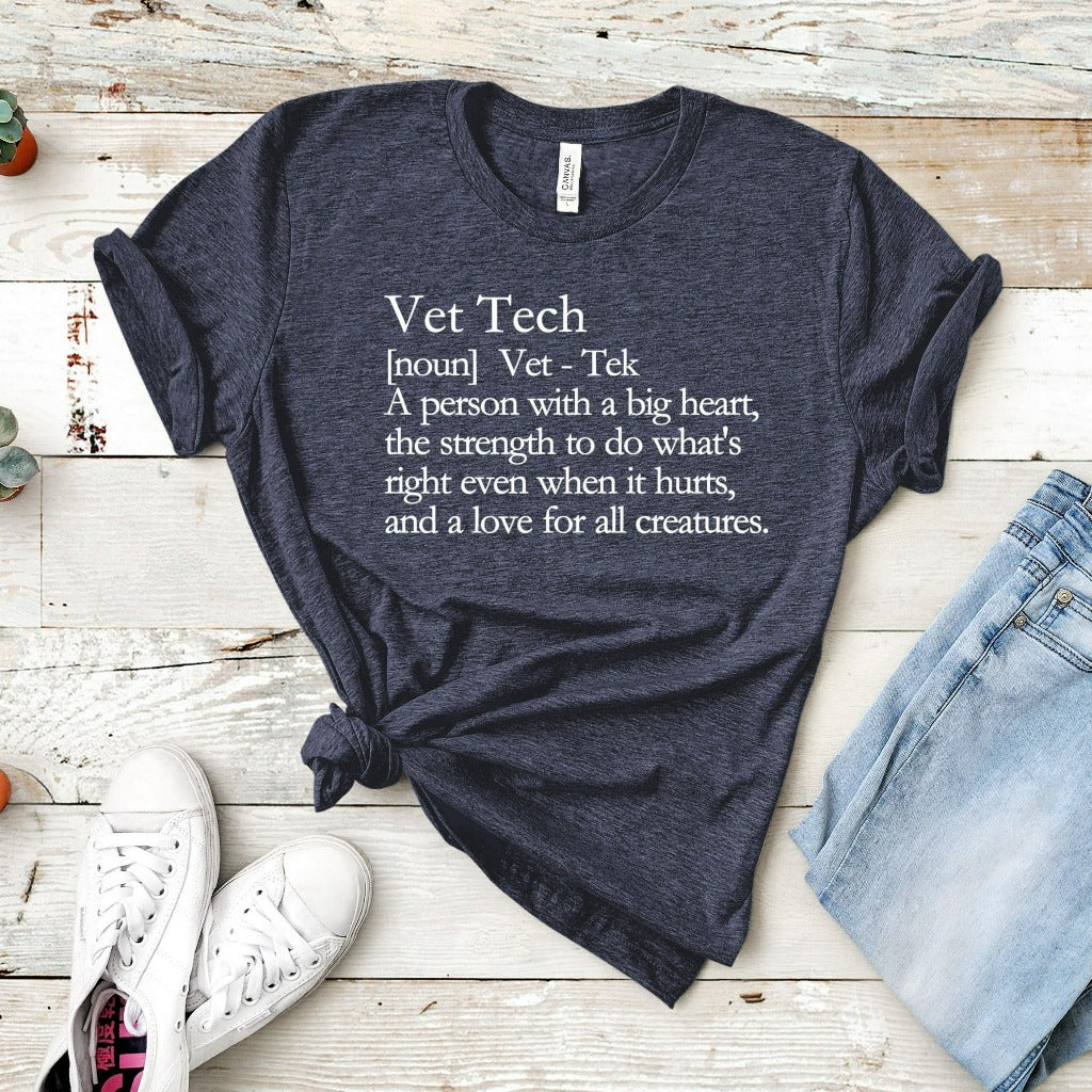 Funny Vet Tech Office Shirt - "Vet Receptionist Multitasking Ninja" Unisex T-Shirt Gift For Veterinary Professionals