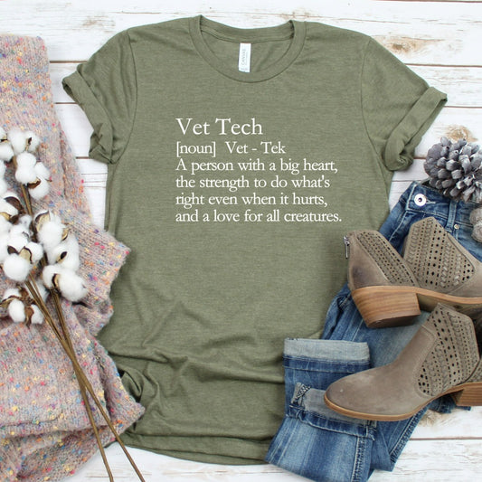 vet tech definition shirt, veterinary technician tshirt, gift for vet tech, vet tech appreciation, vet tech week